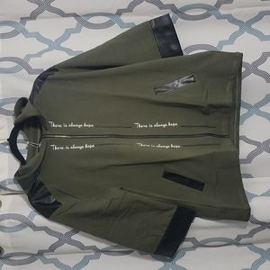 New cotton jacket with embellishments